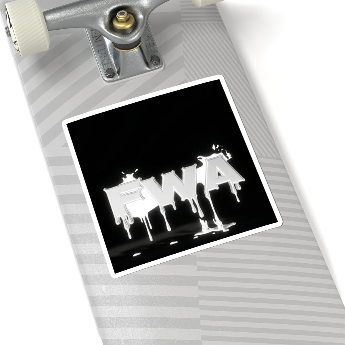 FWA Dripping Logo Sticker — Glossy Kiss-Cut Vinyl Decal