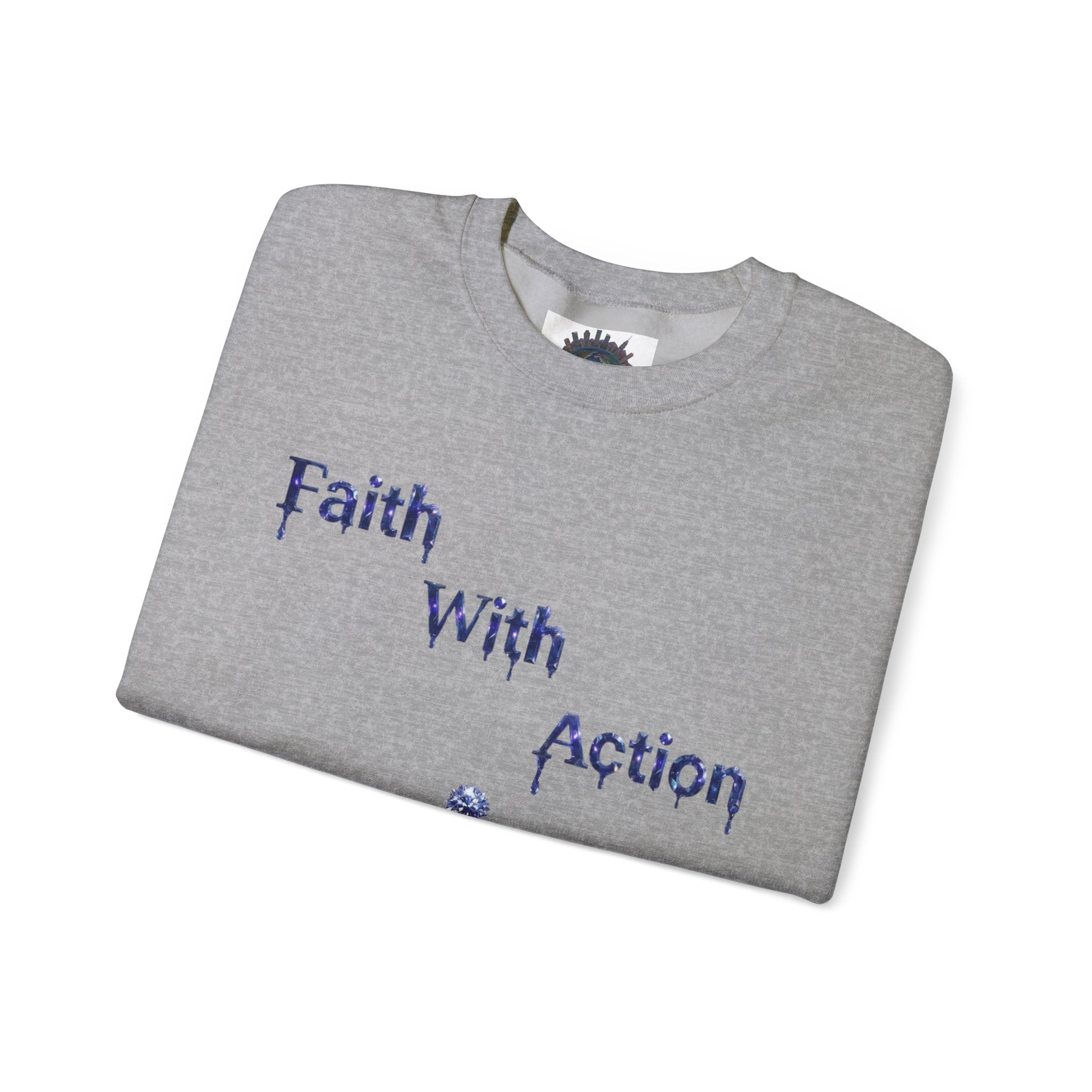 Faith With Action Crewneck Sweatshirt