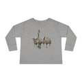 Toddler Long Sleeve Tee — "Faith With Action"