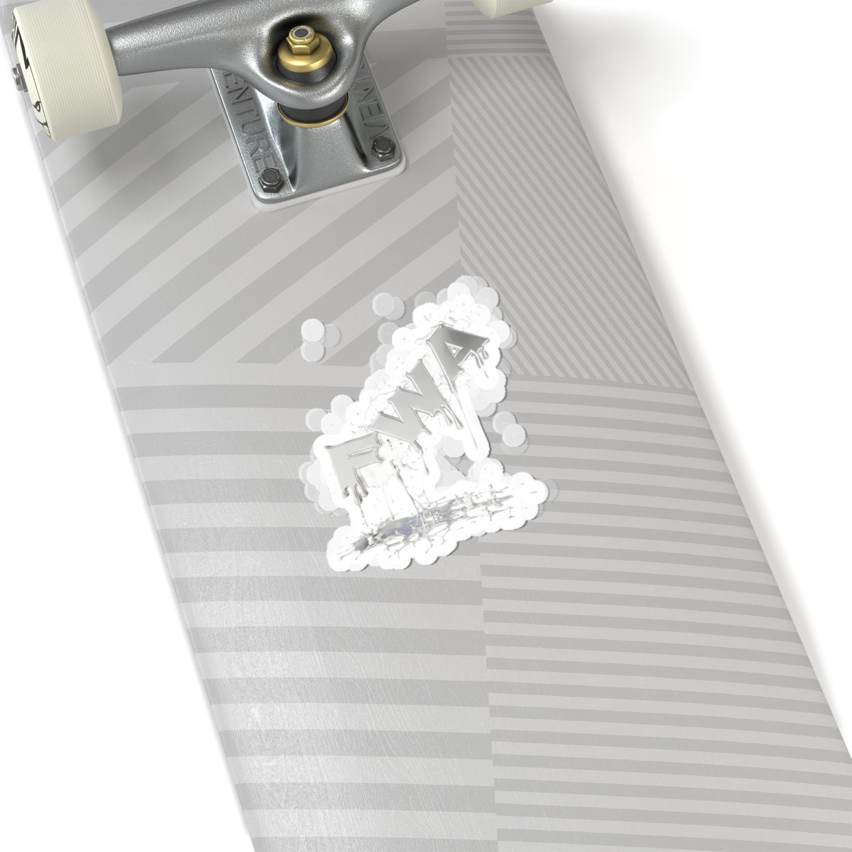 FWA Drip Logo Kiss-Cut Sticker — White Graffiti Laptop Decal