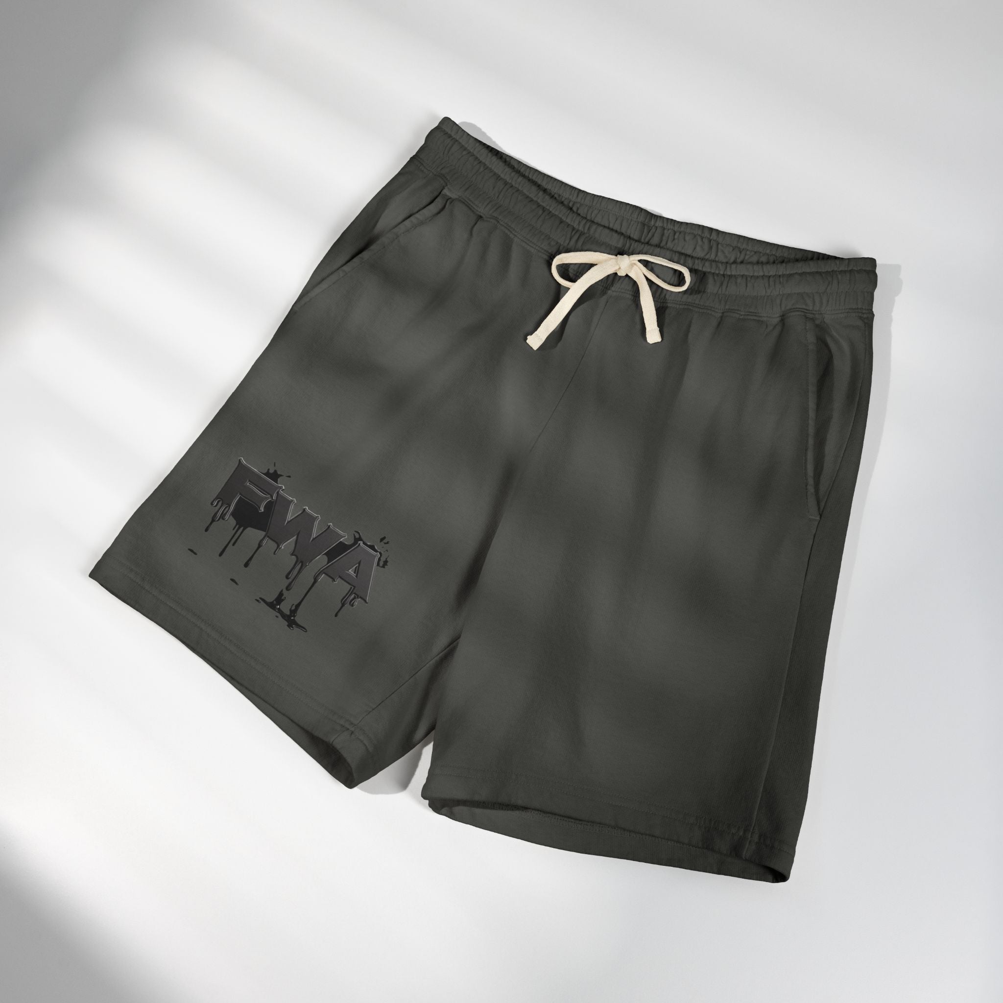 Faith With Action Graphic Sweat Shorts — Lightweight Fleece Casual