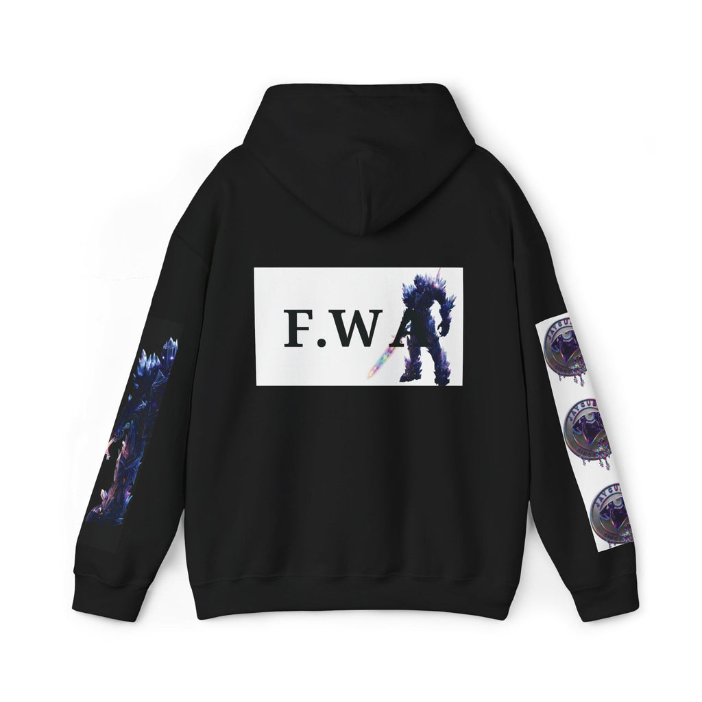 Faith With Action Hoodie — Inspirational Christian Graphic Pullover