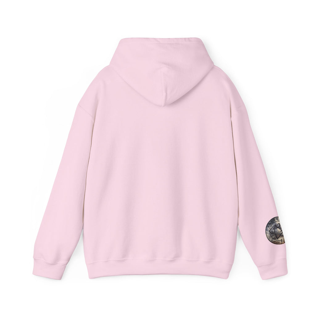 Monogram Crew Hoodie — Vintage Lettering Graphic Sweatshirt