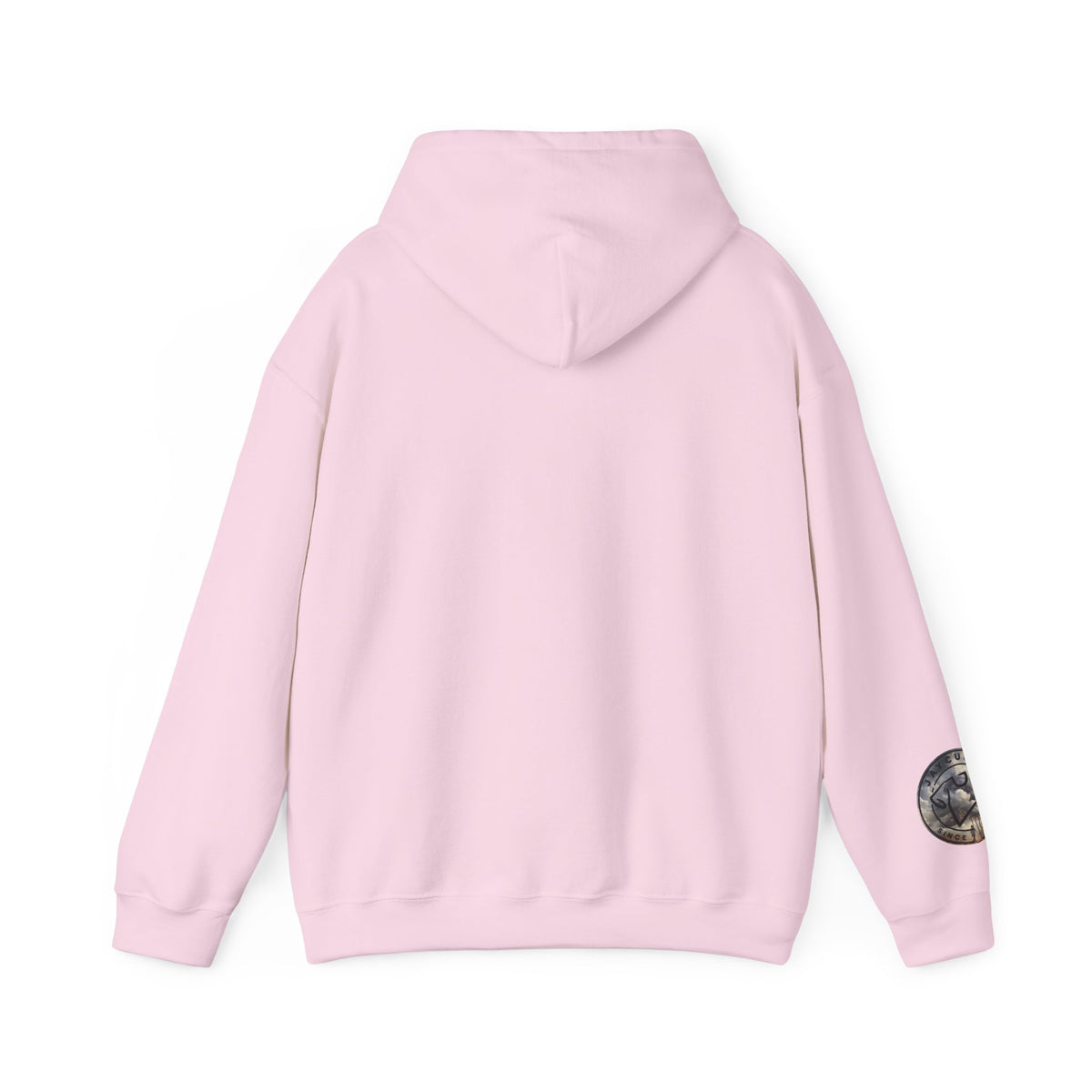 Monogram Crew Hoodie — Vintage Lettering Graphic Sweatshirt