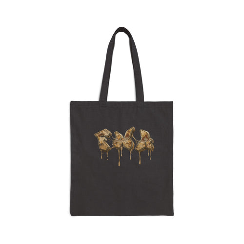 Dripping Honeycomb Bee Art Tote