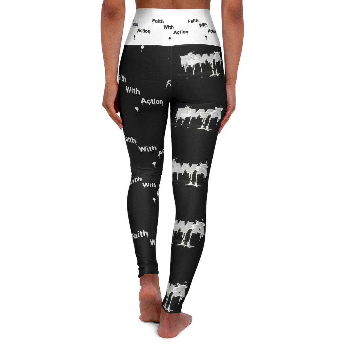Faith with Action High-Waist Yoga Leggings