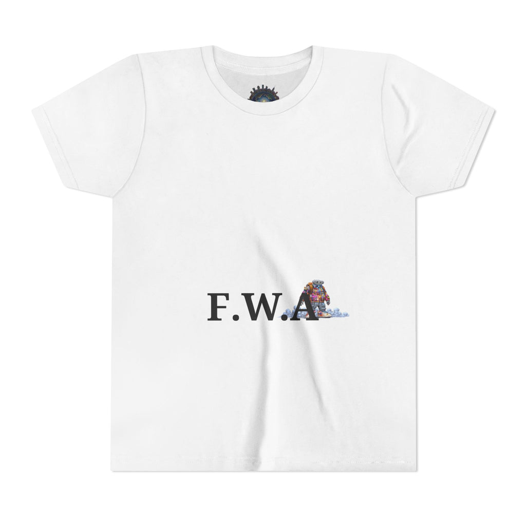F.W.A. Youth T‑Shirt with Lion Graphic — Cool Kids' Short Sleeve Tee