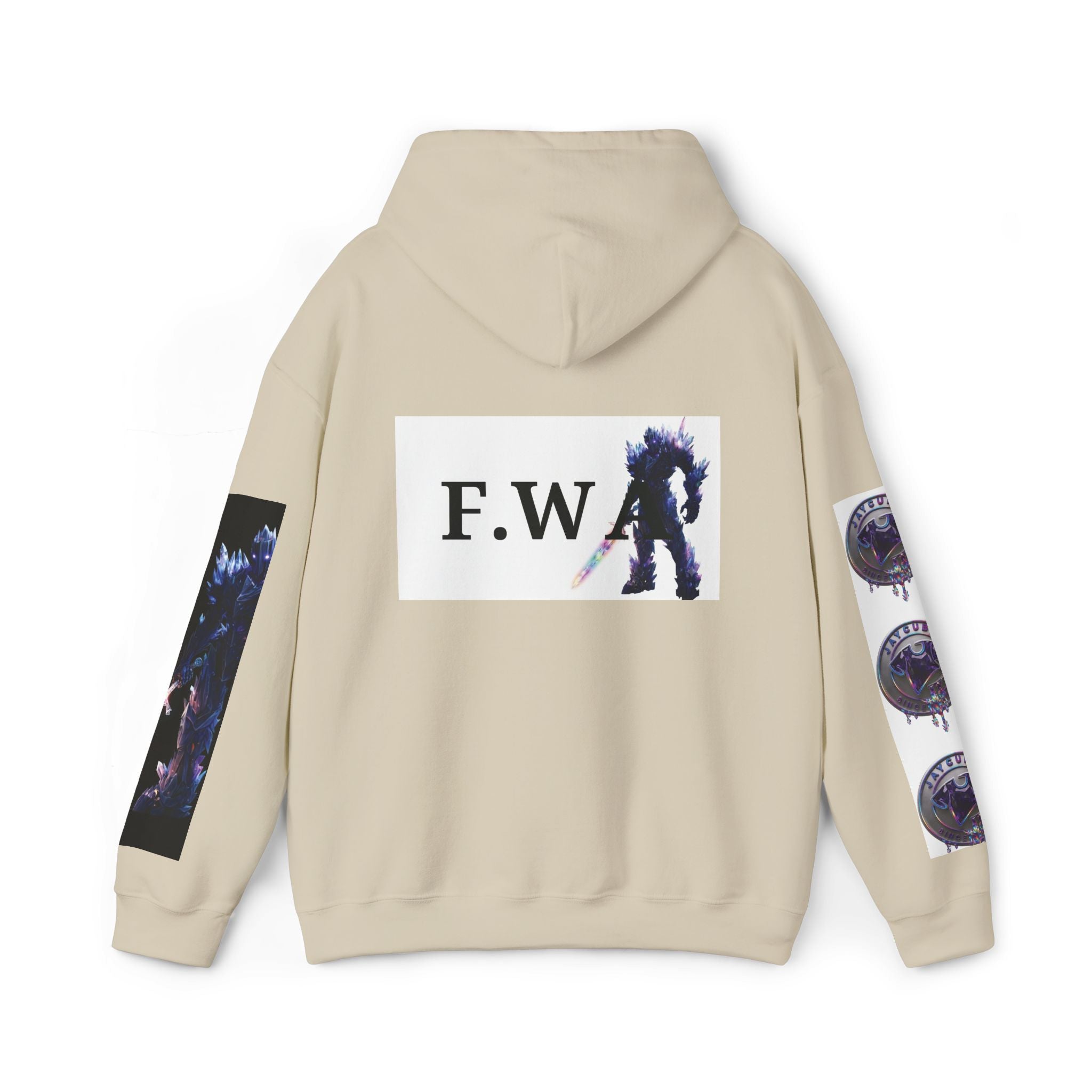 Faith With Action Hoodie — Inspirational Christian Graphic Pullover