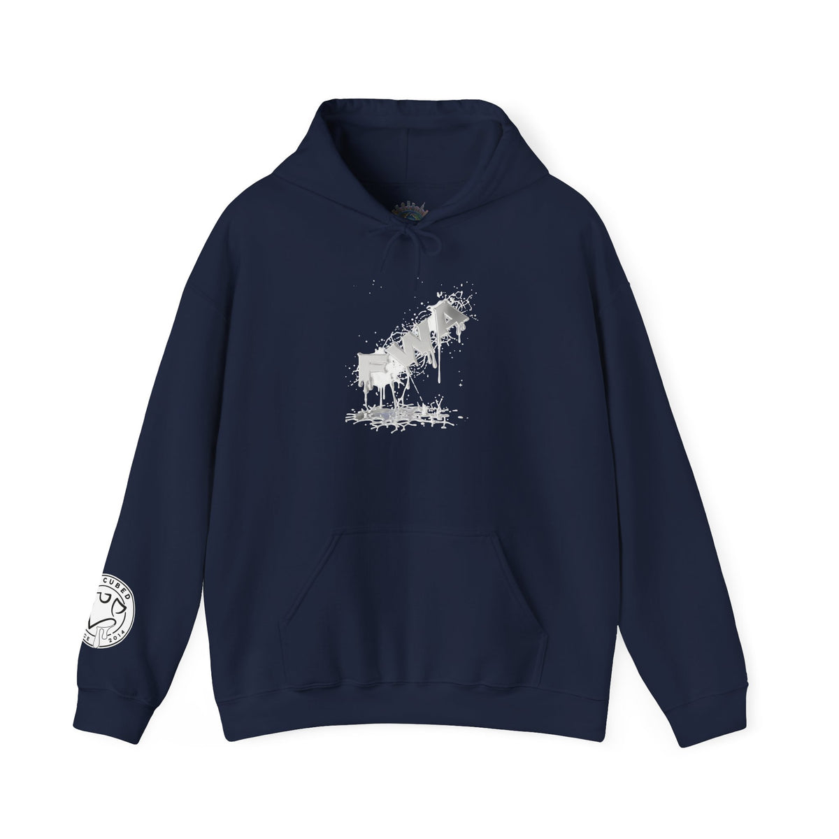 Faith With Action Hoodie — Drip Script Graphic Pullover