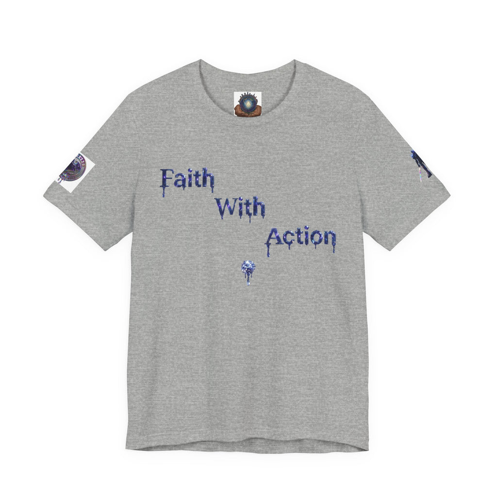 Faith With Action T-Shirt — Inspirational Christian Tee