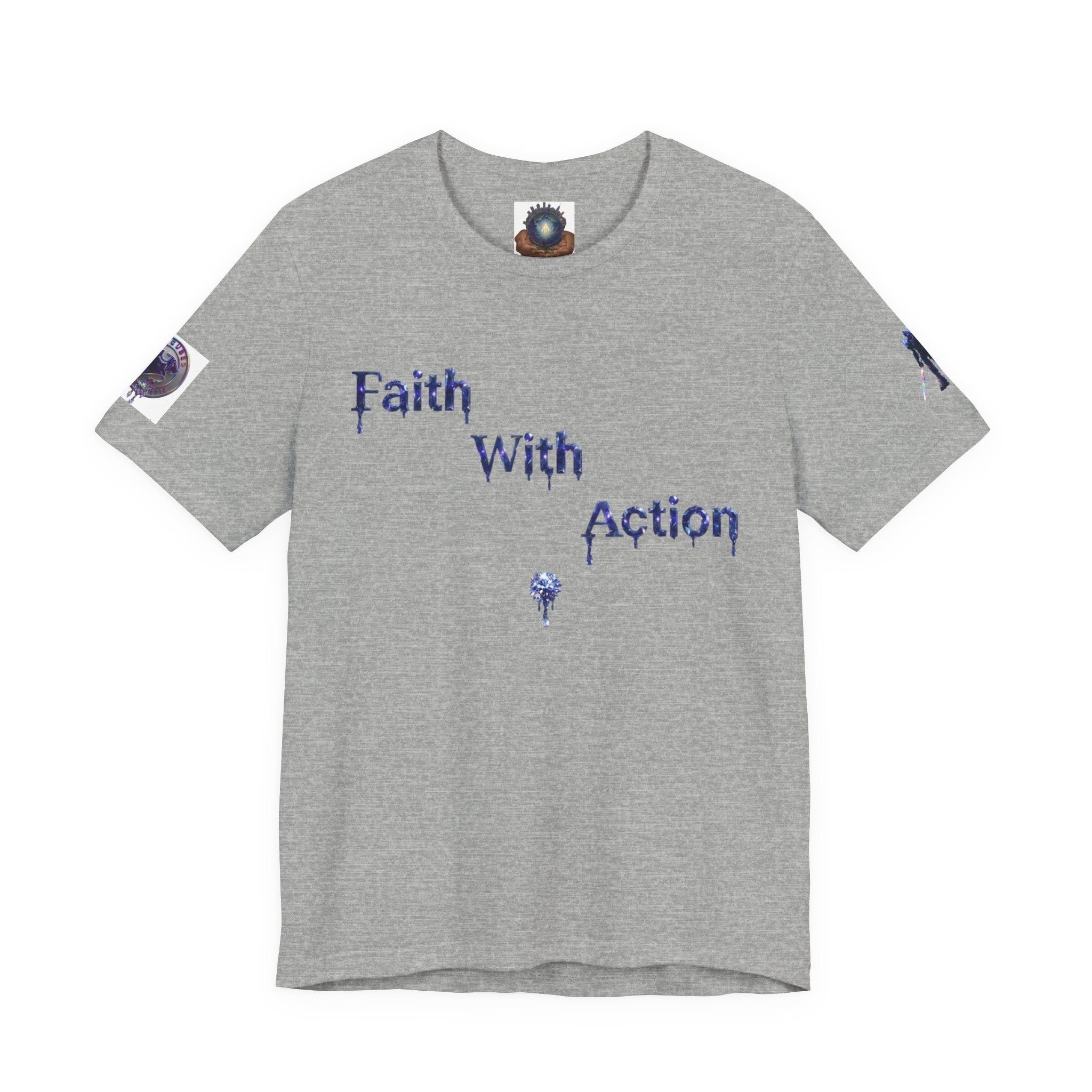 Faith With Action T-Shirt — Inspirational Christian Tee