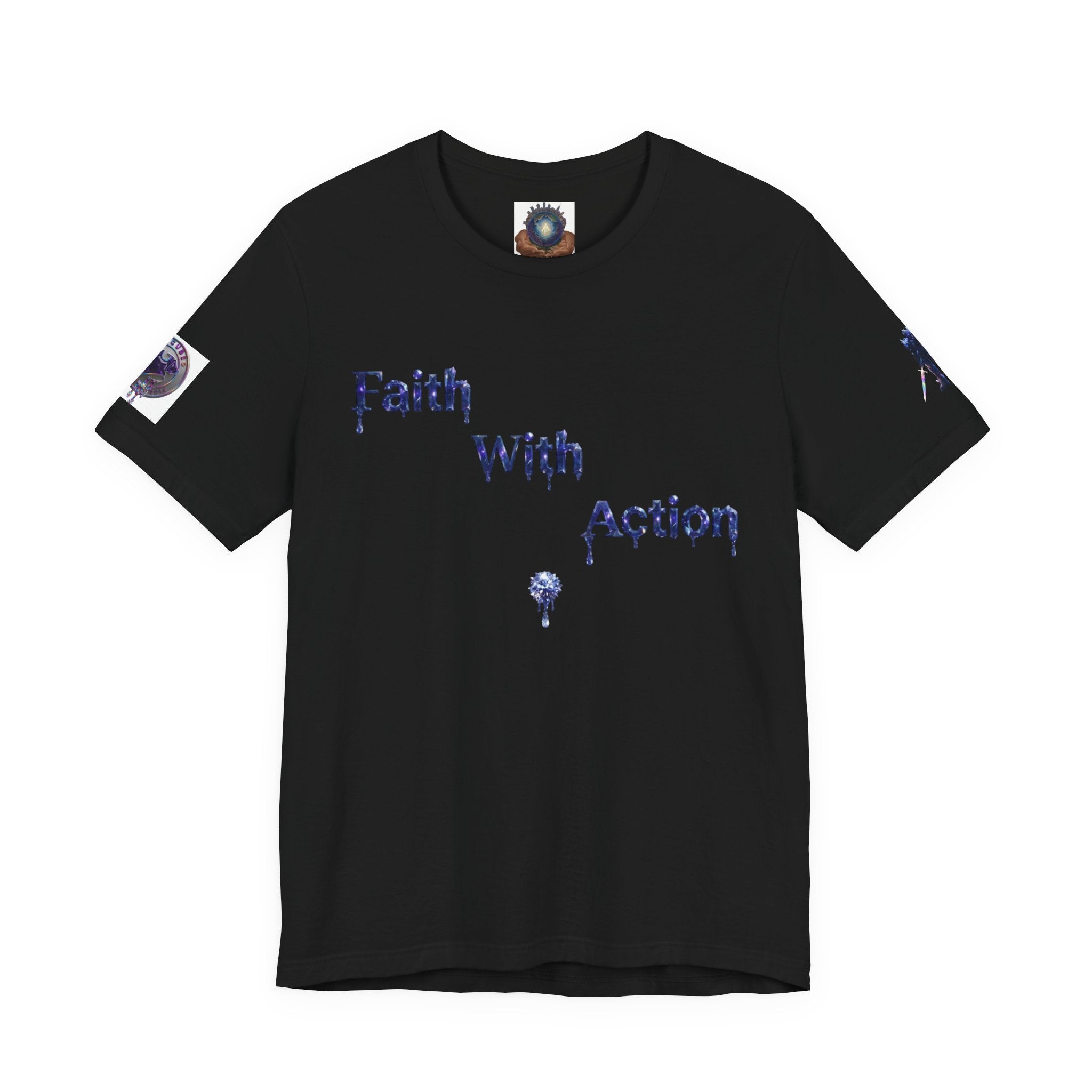 Faith With Action T-Shirt — Inspirational Christian Tee