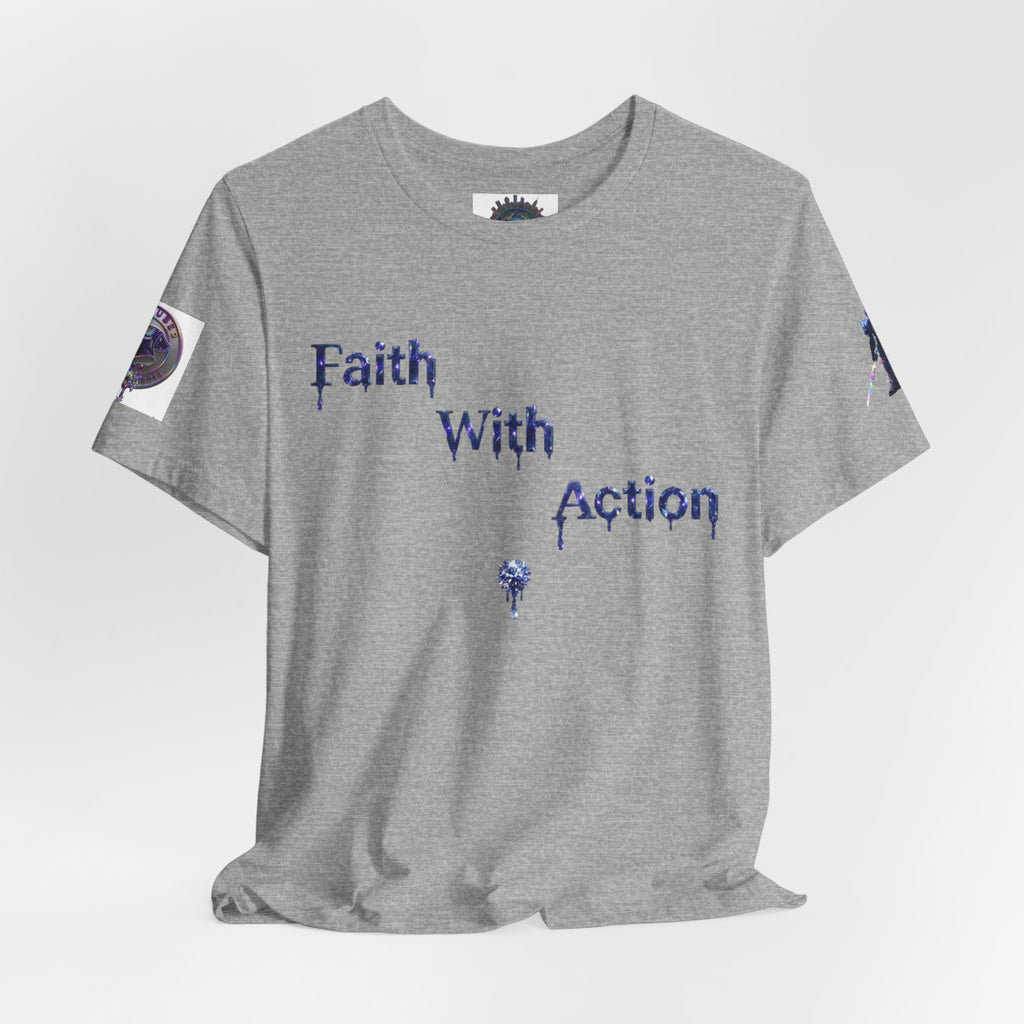 Faith With Action T-Shirt — Inspirational Christian Tee