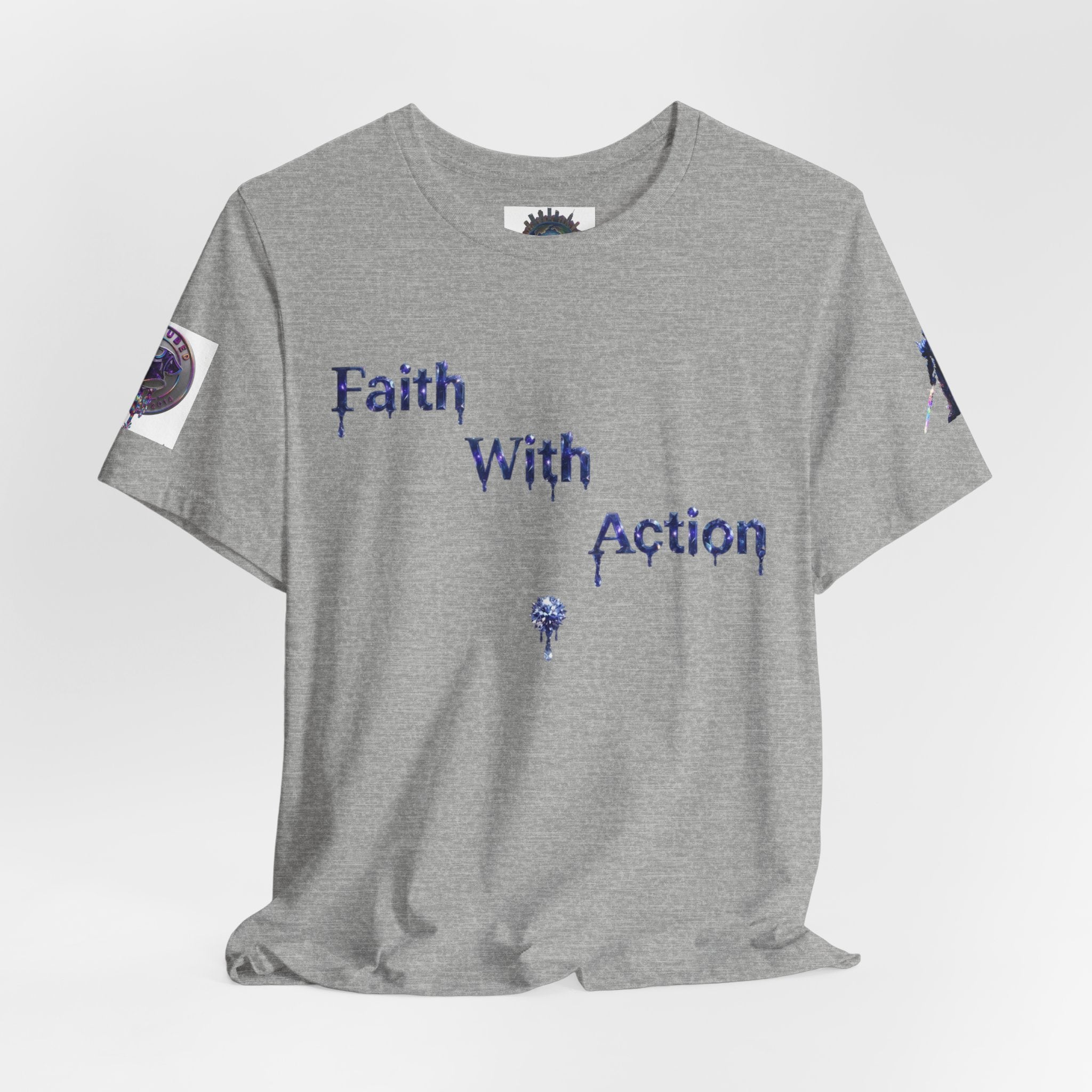 Faith With Action T-Shirt — Inspirational Christian Tee