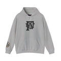 Monogram Crew Hoodie — Vintage Lettering Graphic Sweatshirt