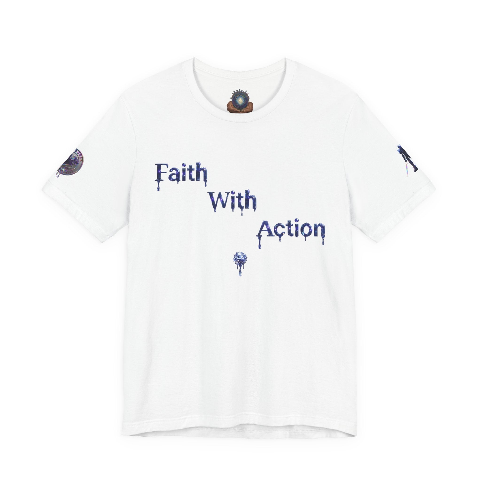 Faith With Action T-Shirt — Inspirational Christian Tee