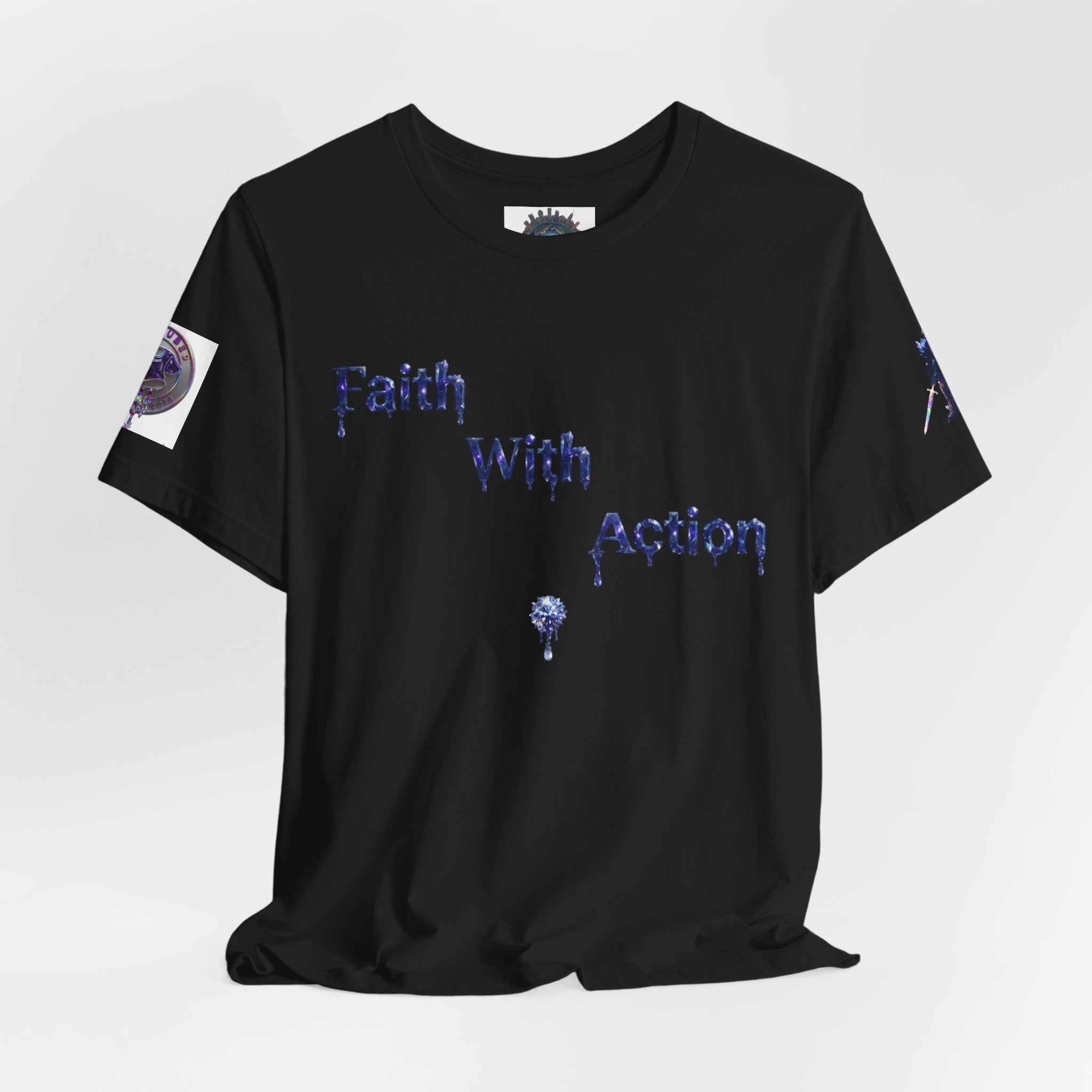 Faith With Action T-Shirt — Inspirational Christian Tee