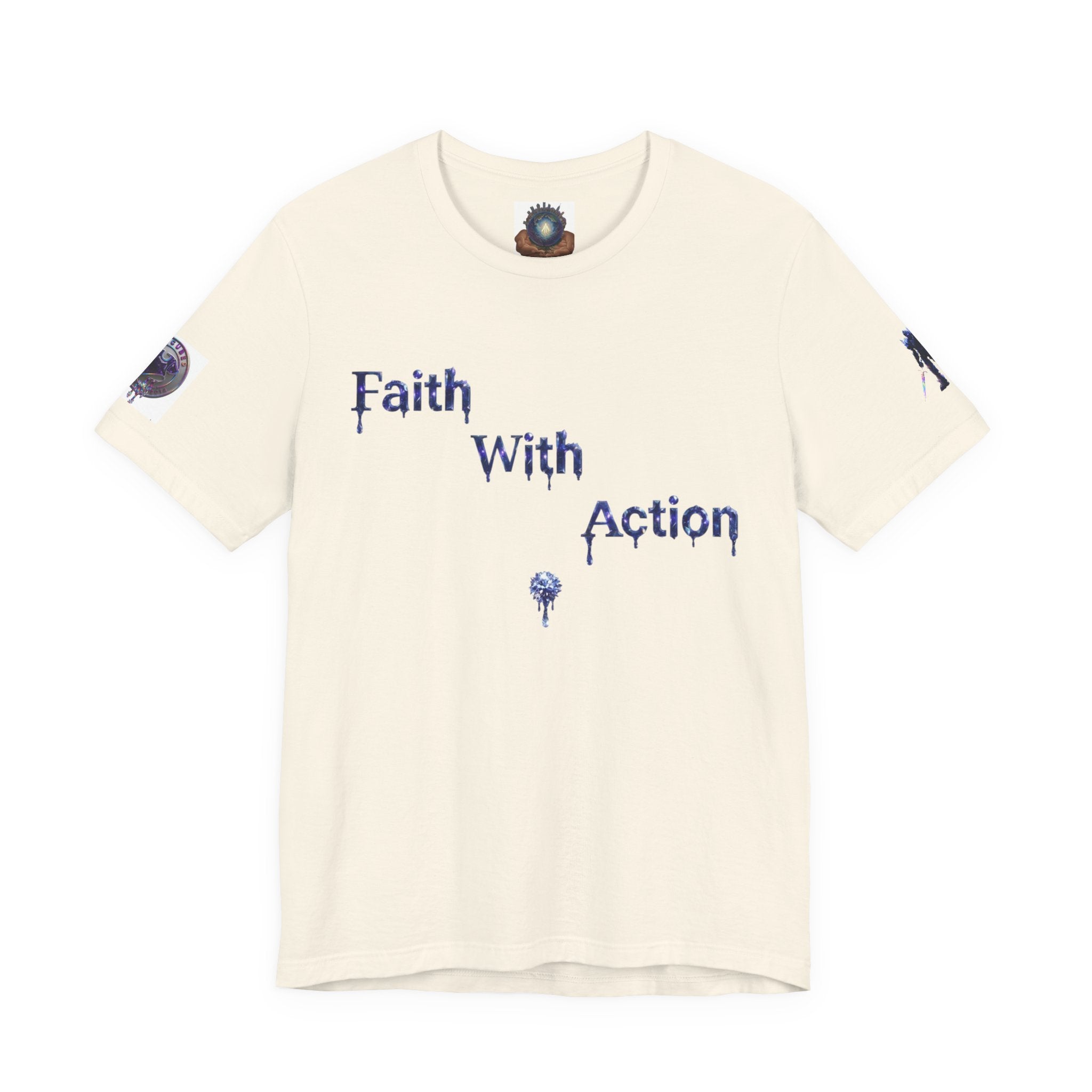 Faith With Action T-Shirt — Inspirational Christian Tee