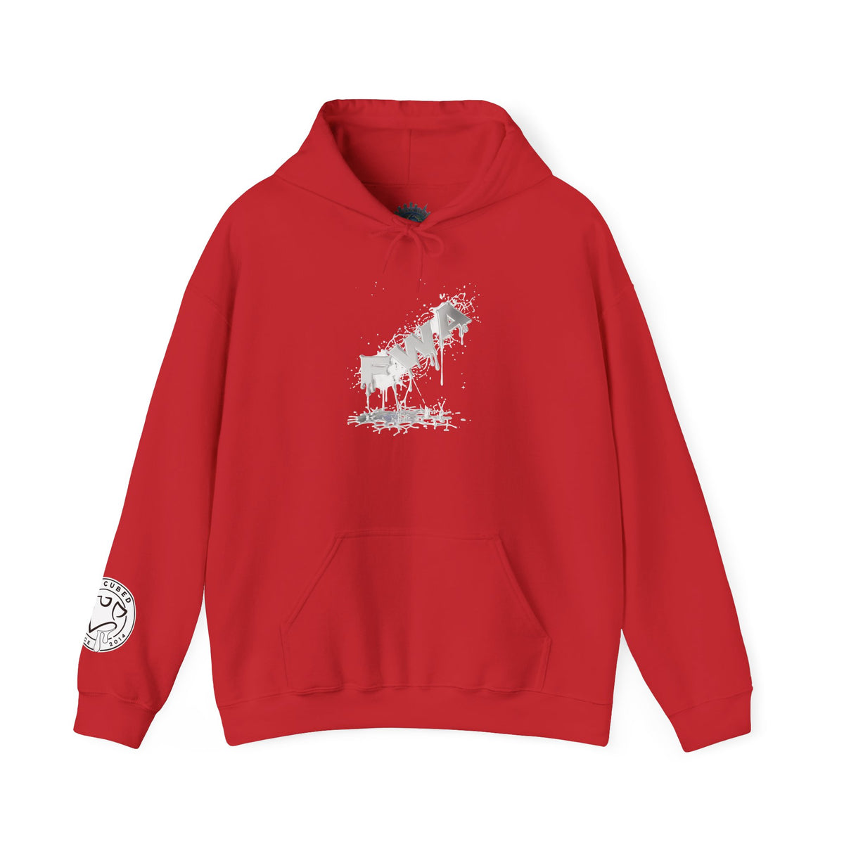 Faith With Action Hoodie — Drip Script Graphic Pullover