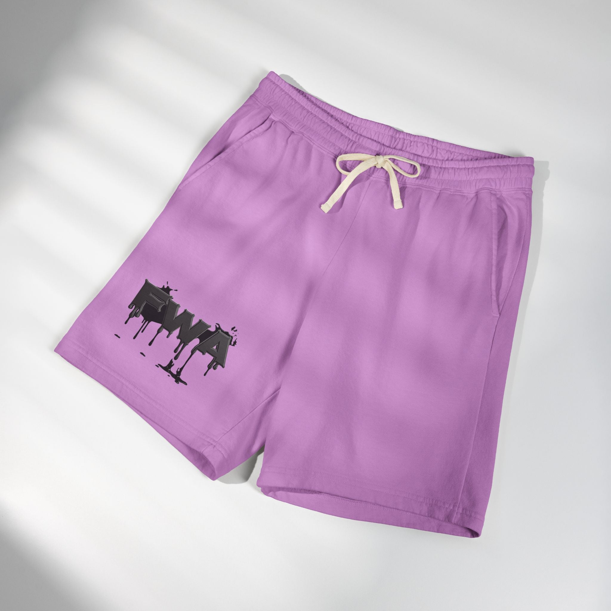 Faith With Action Graphic Sweat Shorts — Lightweight Fleece Casual