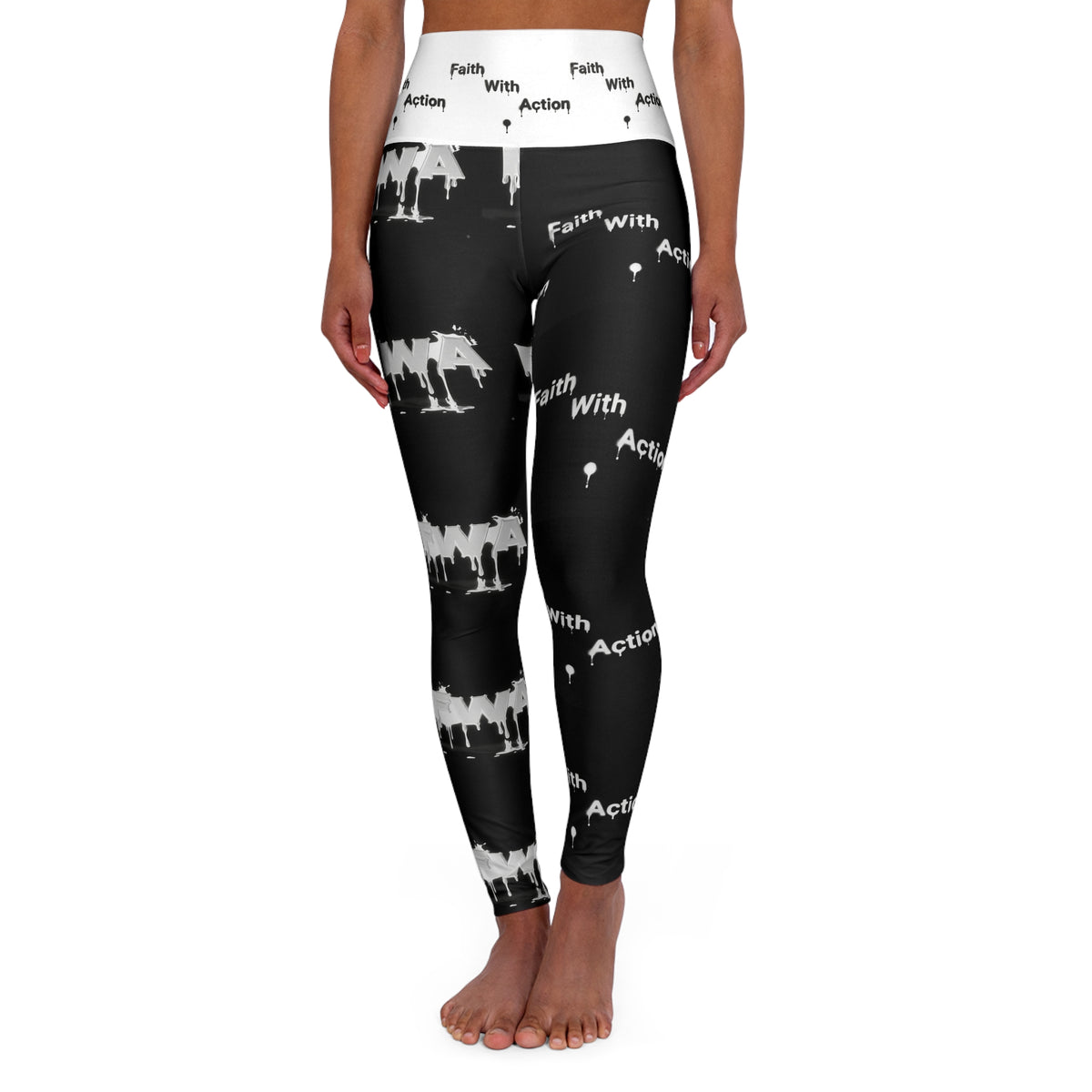 Faith with Action High-Waist Yoga Leggings