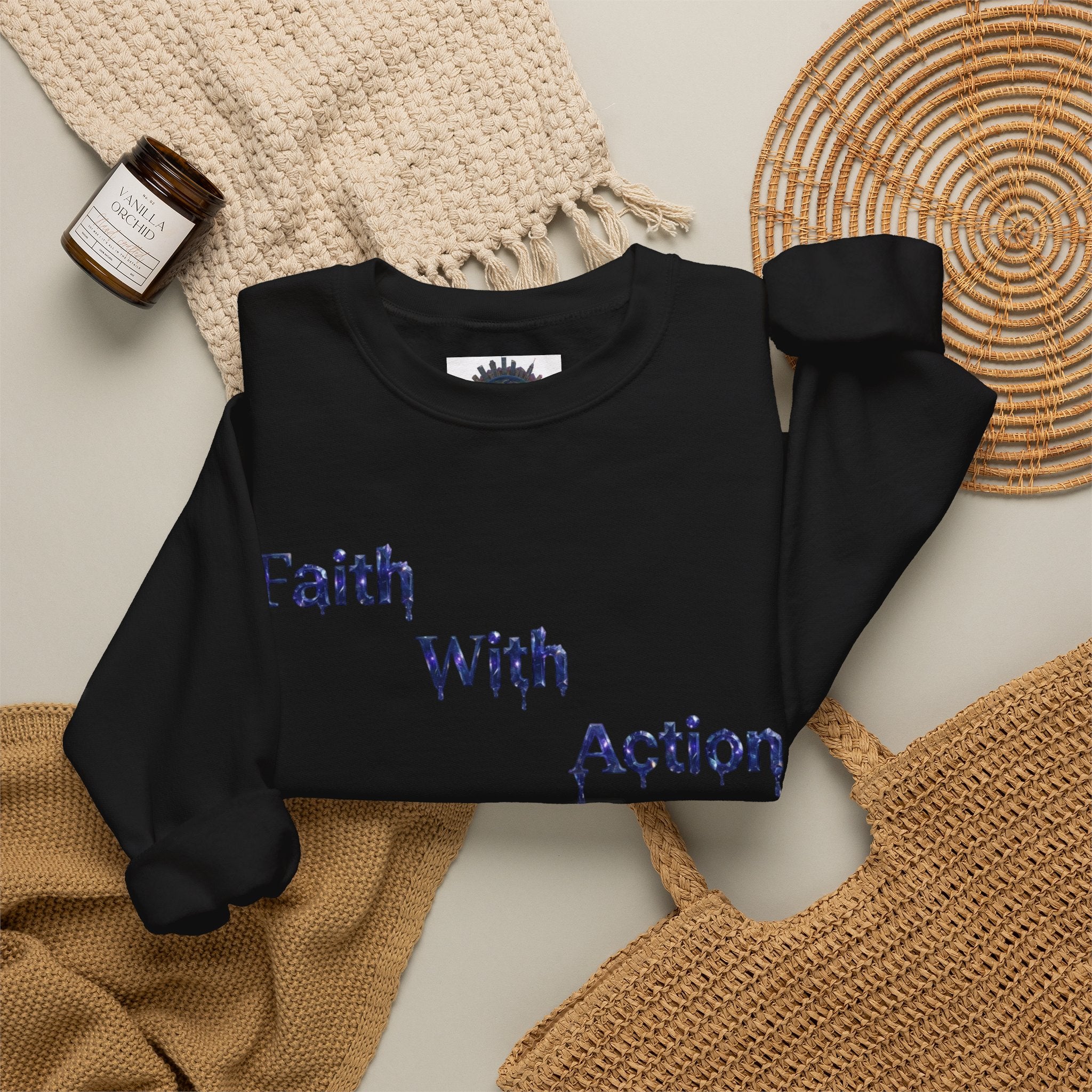 Faith With Action Crewneck Sweatshirt