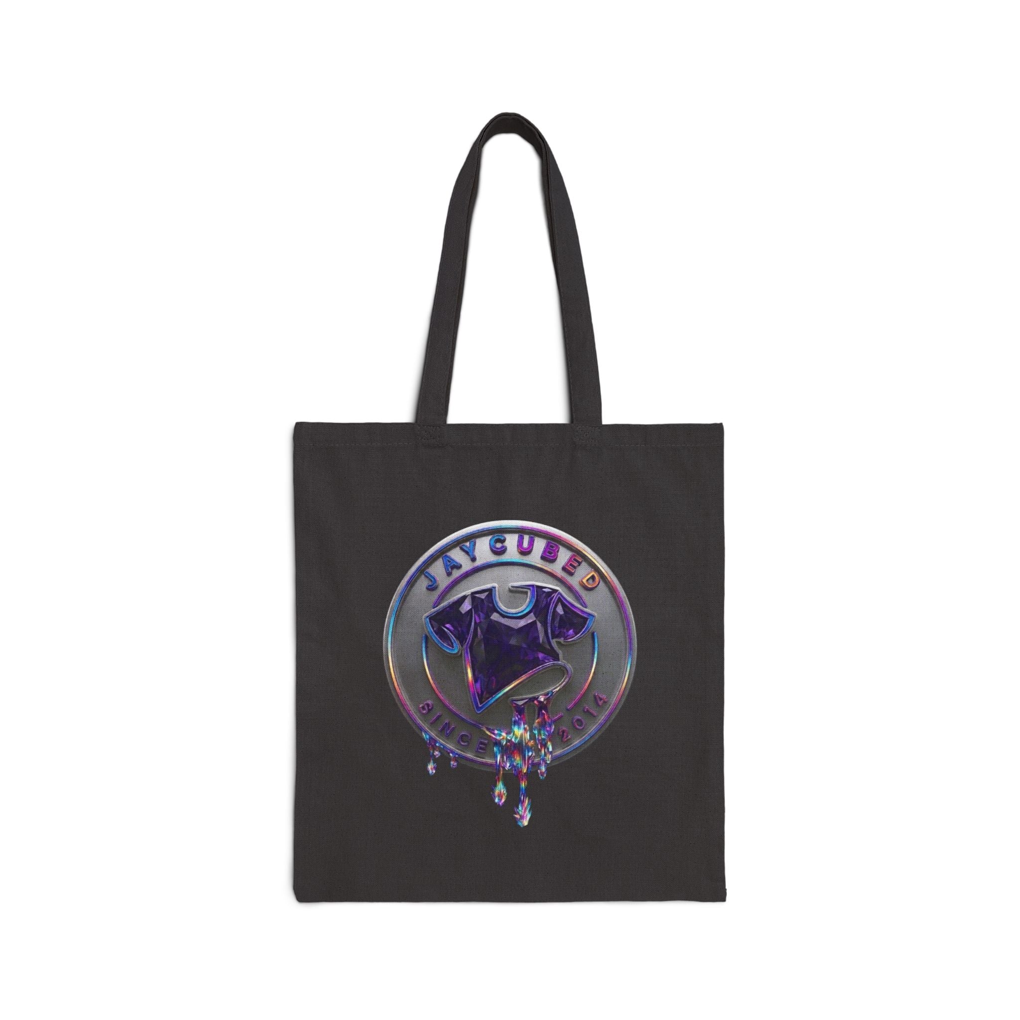 Faith With Action Canvas Tote — Inspirational Quote Eco Tote Bag