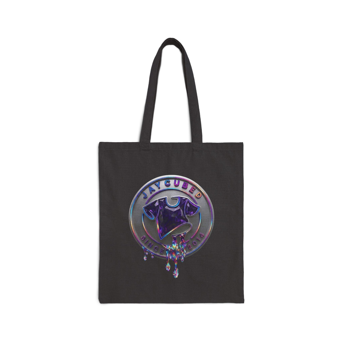 Faith With Action Canvas Tote — Inspirational Quote Eco Tote Bag