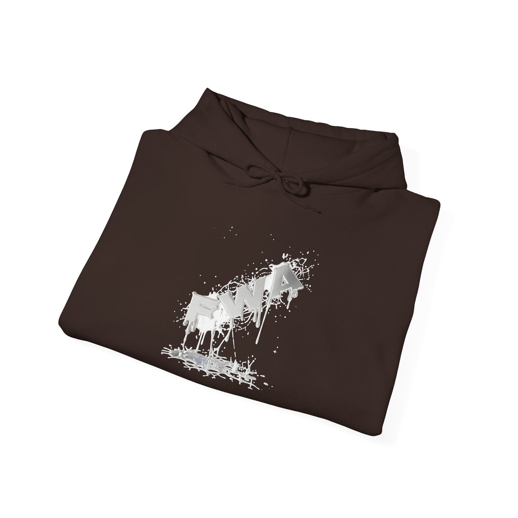 Faith With Action Hoodie — Drip Script Graphic Pullover