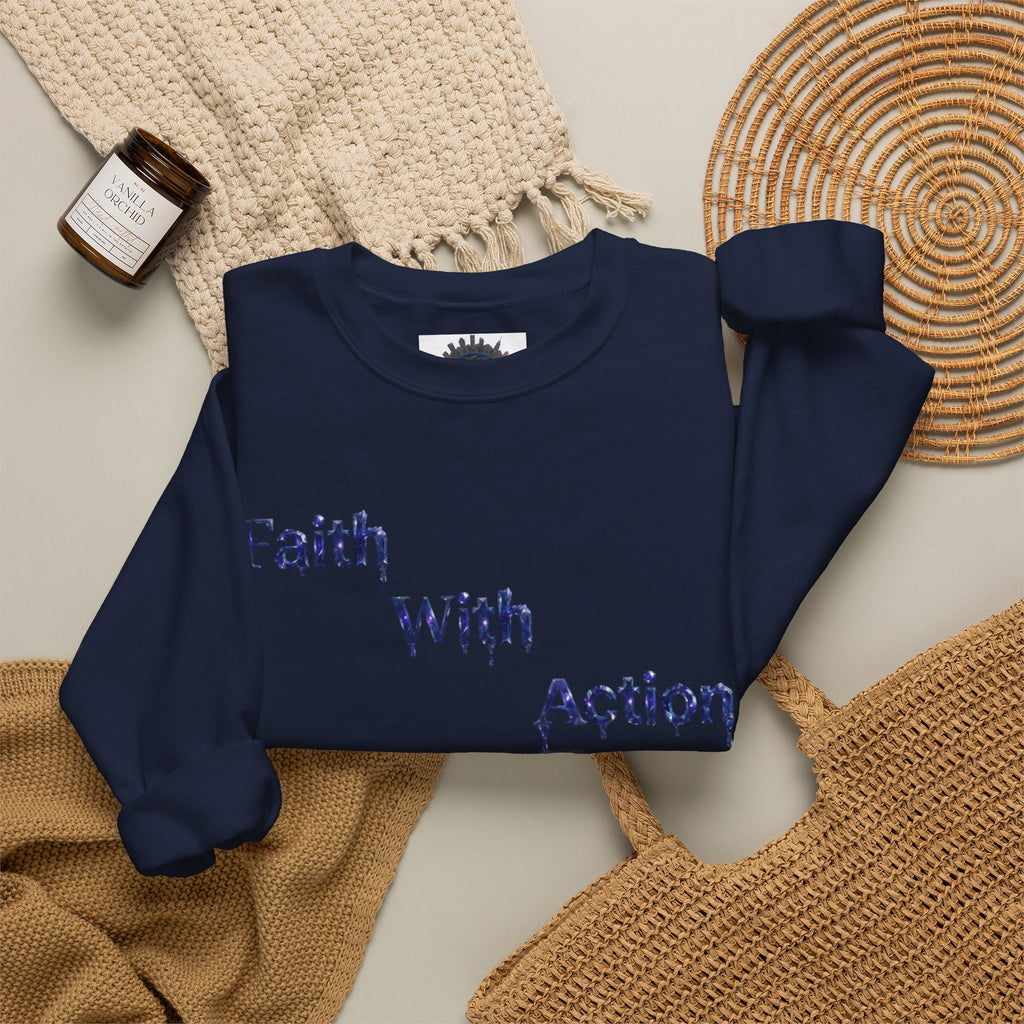 Faith With Action Crewneck Sweatshirt