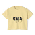 Faith With Action Boxy Tee — Graffiti-Style "FWA" Crop Tee for Women