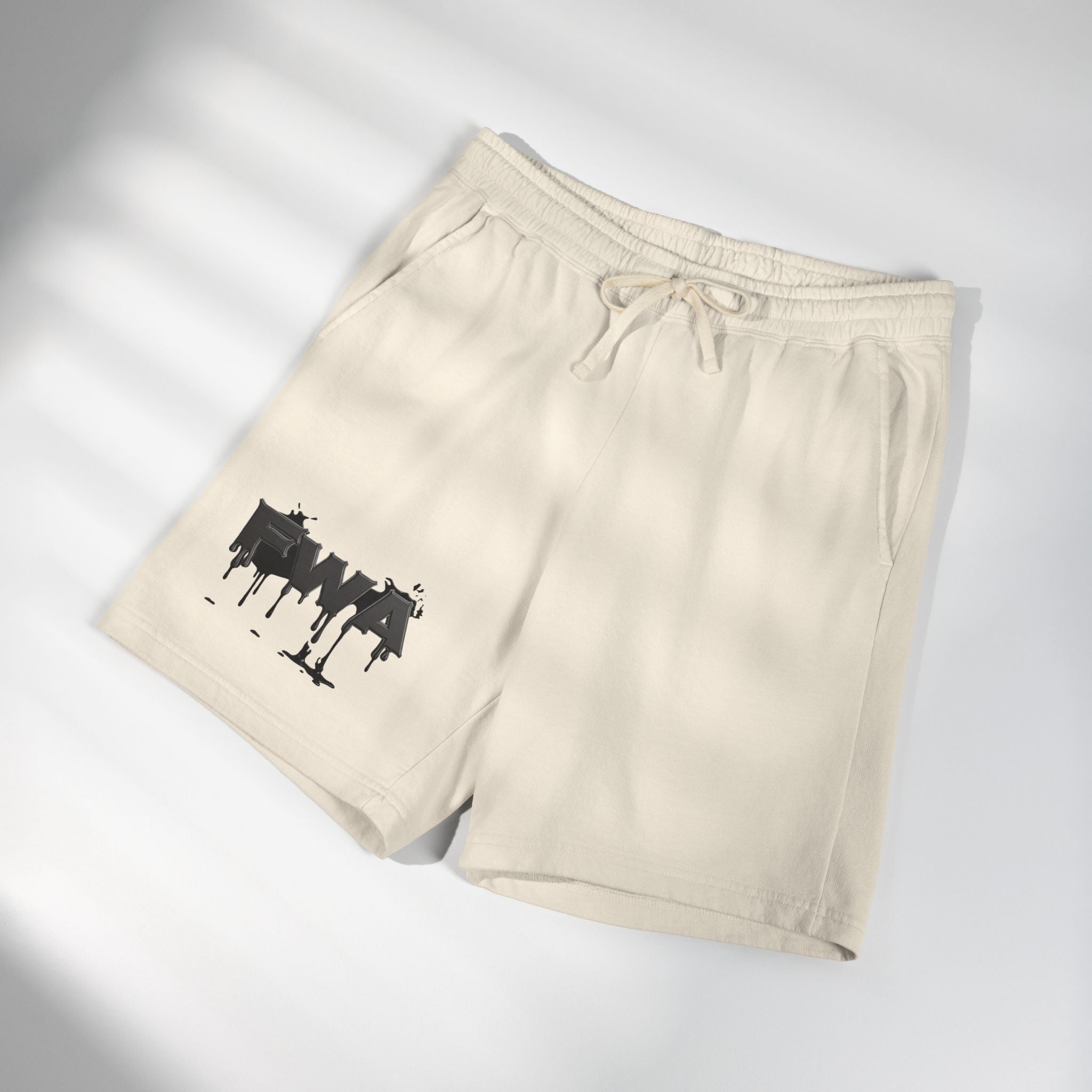 Faith With Action Graphic Sweat Shorts — Lightweight Fleece Casual
