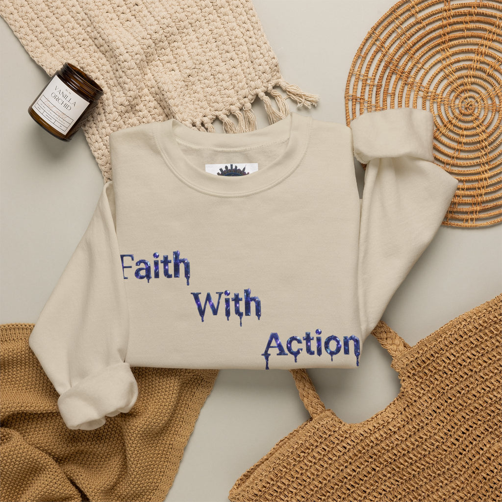 Faith With Action Crewneck Sweatshirt