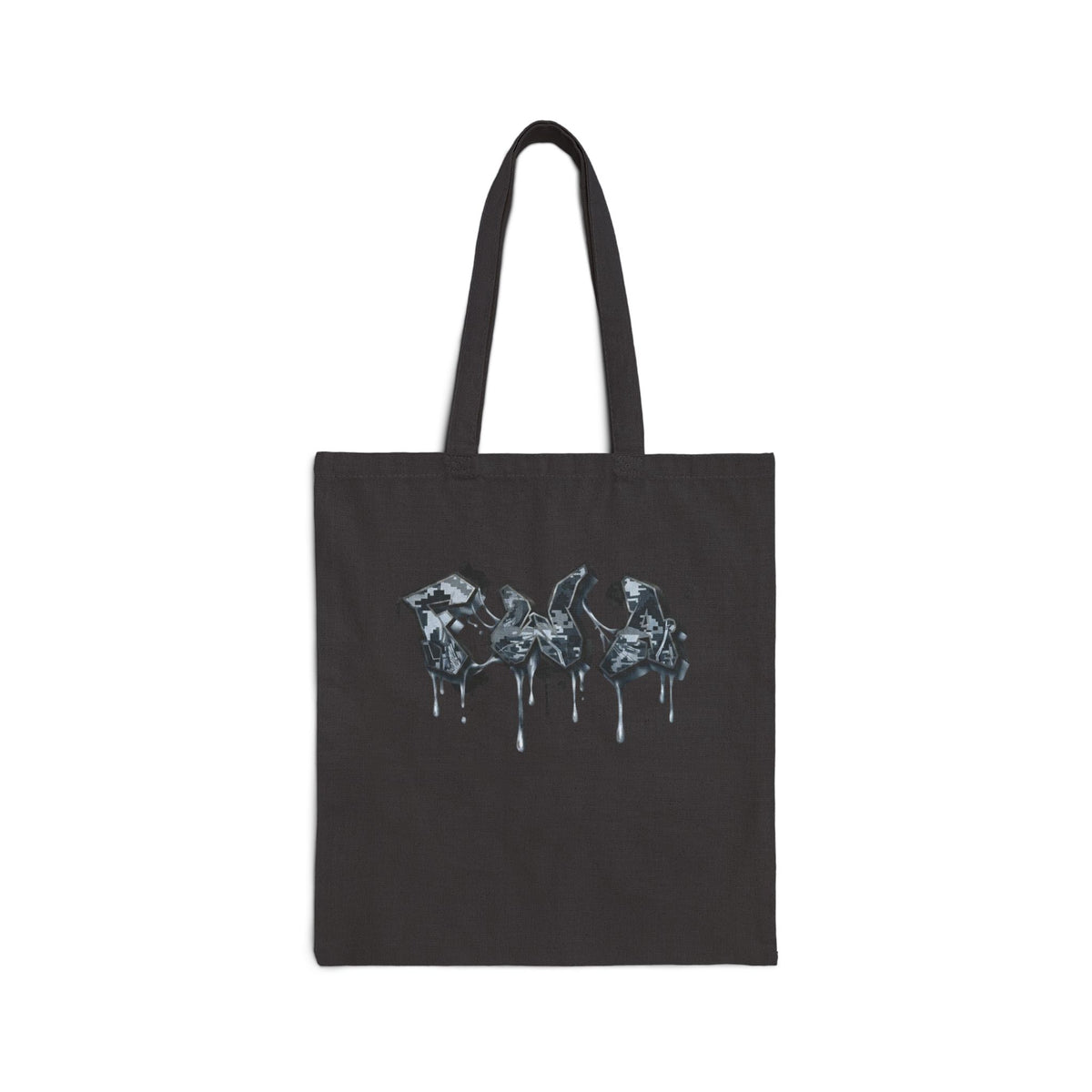 Dripping Raven Trio Canvas Tote — Gothic Bird Art Eco Tote Bag