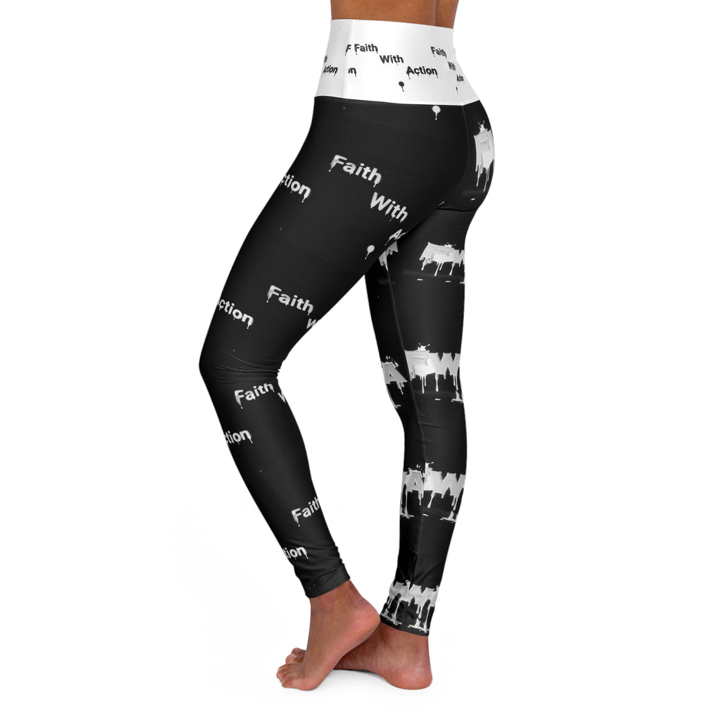 Faith with Action High-Waist Yoga Leggings