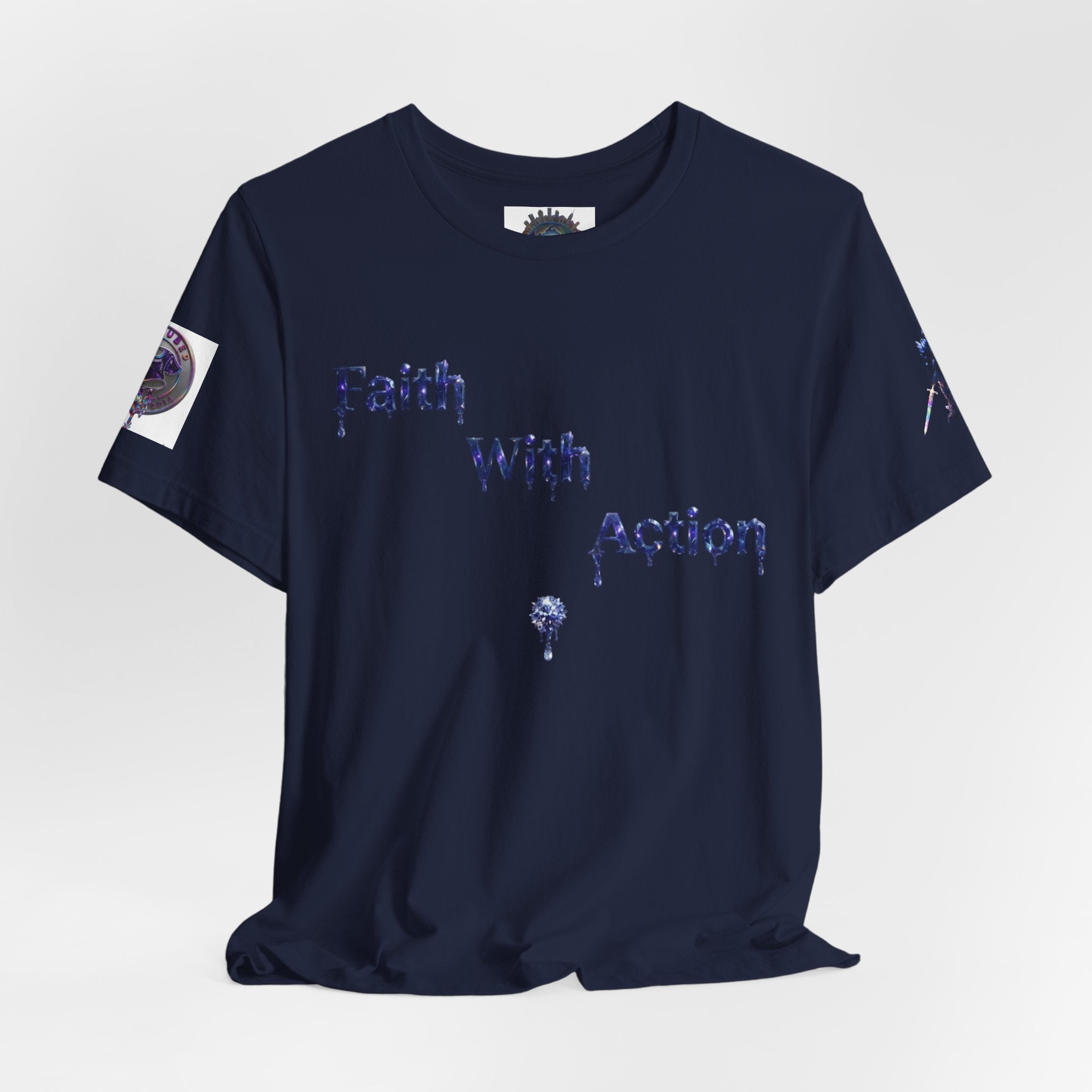 Faith With Action T-Shirt — Inspirational Christian Tee