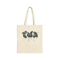 Dripping Raven Trio Canvas Tote — Gothic Bird Art Eco Tote Bag