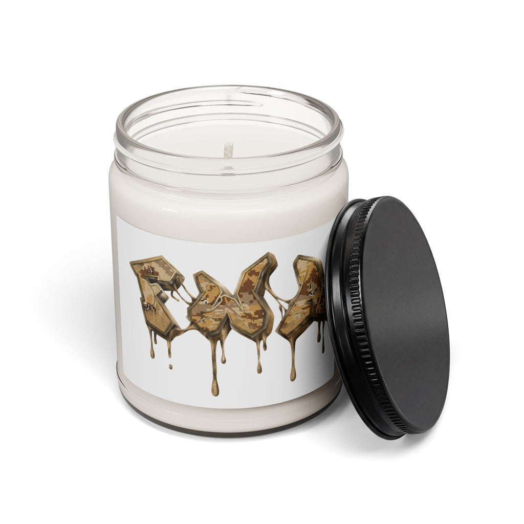 Drip Gold Graffiti Soy Candle — 9oz Scented Jar