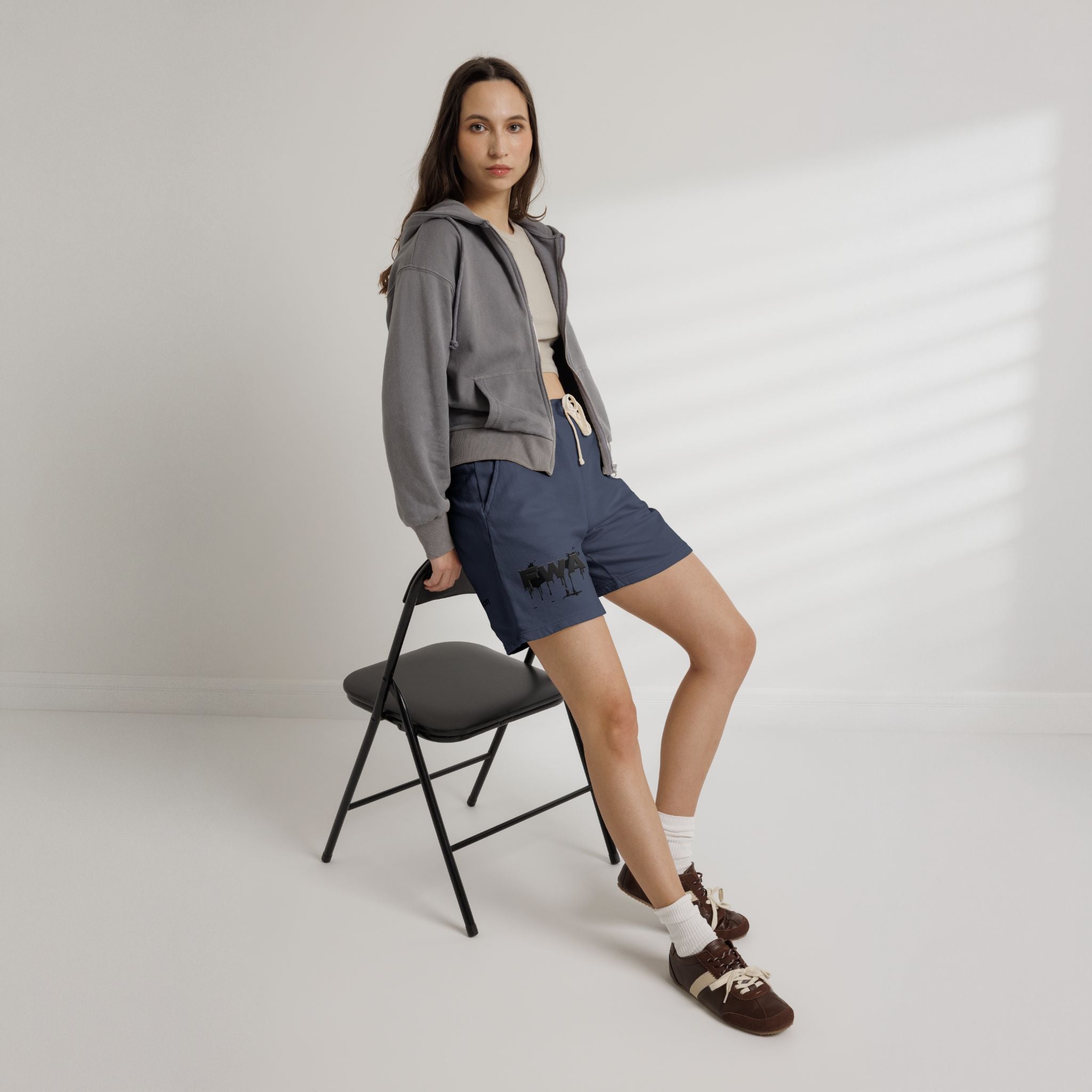 Faith With Action Graphic Sweat Shorts — Lightweight Fleece Casual