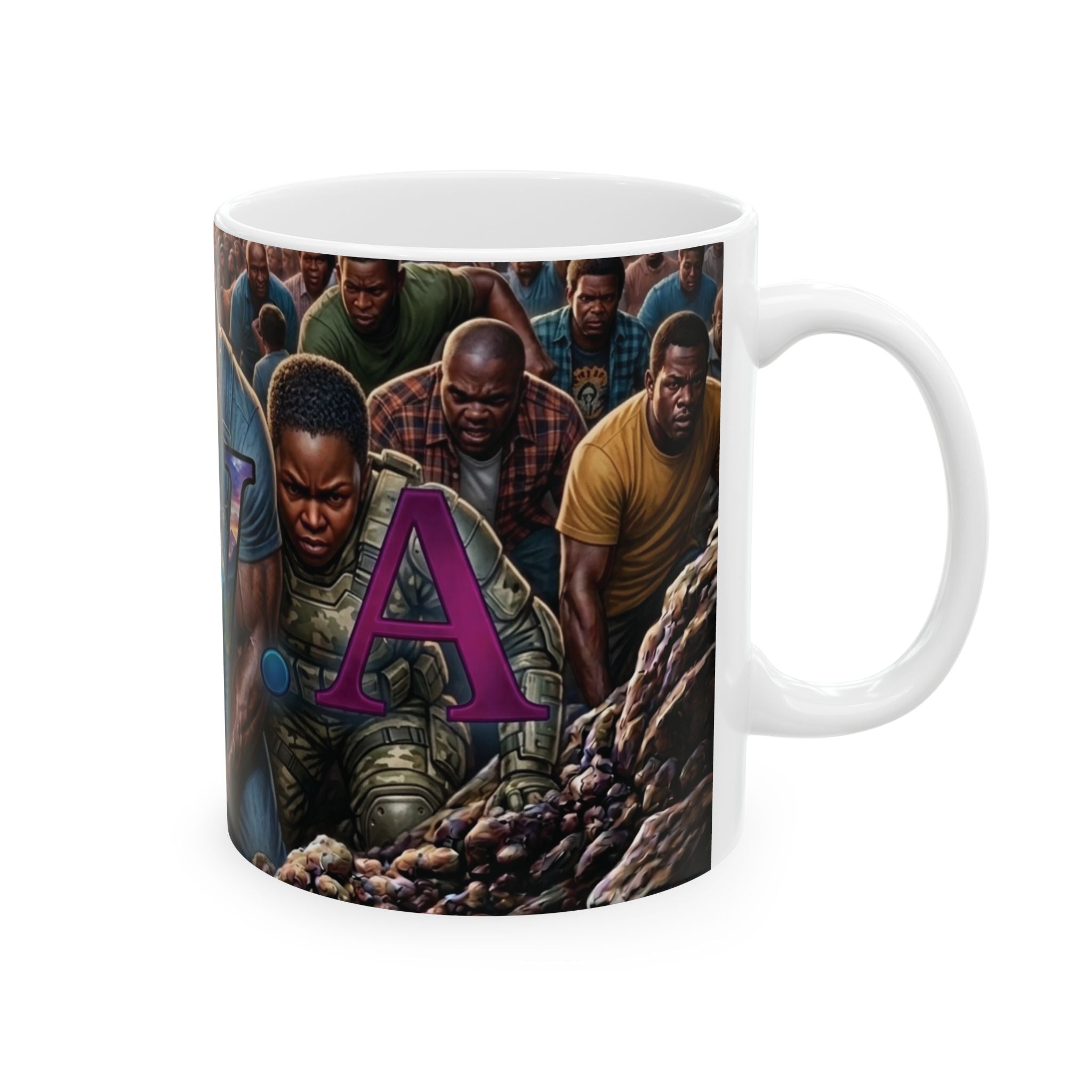 Teamwork builds Faith Coffee Mug — Bold Urban Art Wrap (11oz & 15oz)