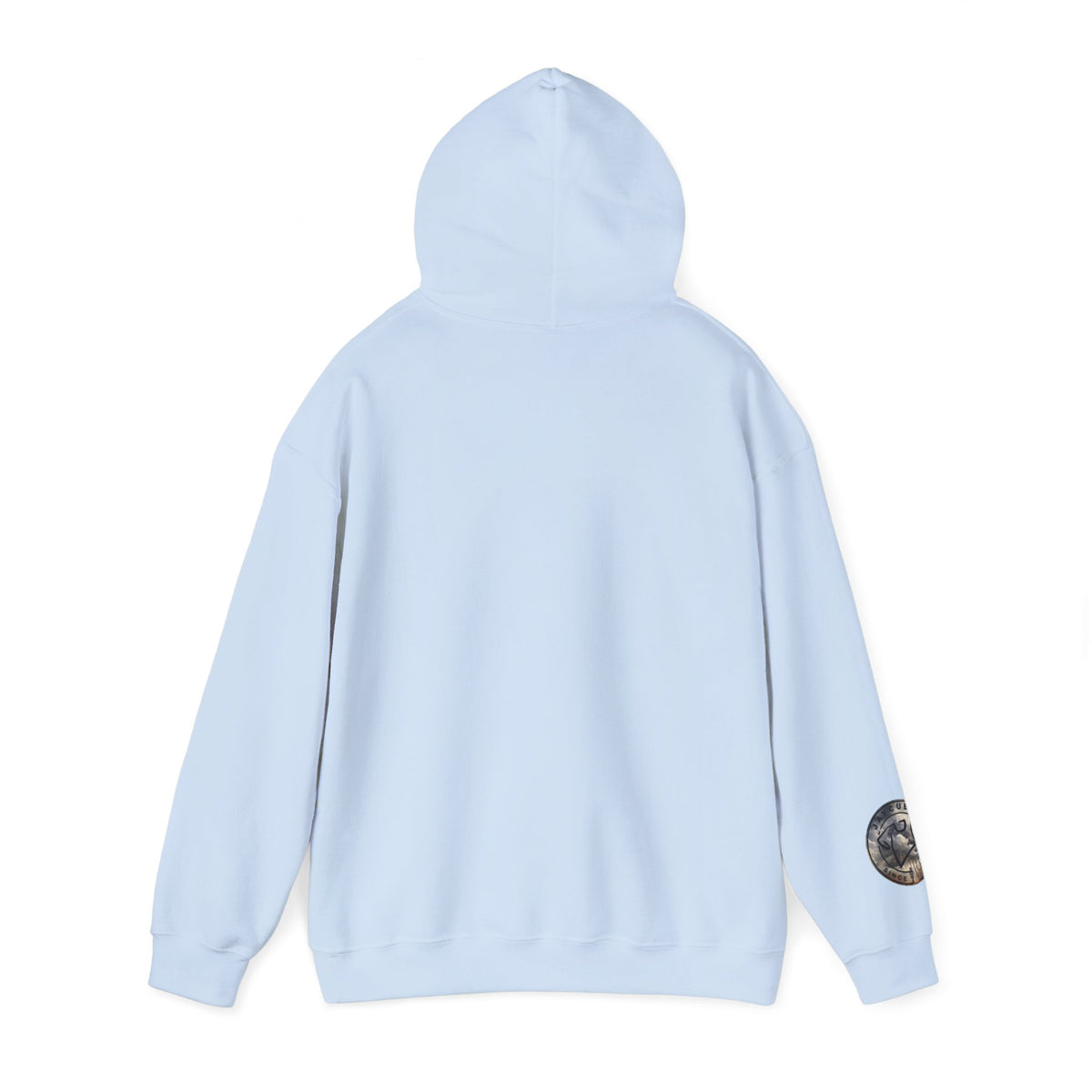 Monogram Crew Hoodie — Vintage Lettering Graphic Sweatshirt