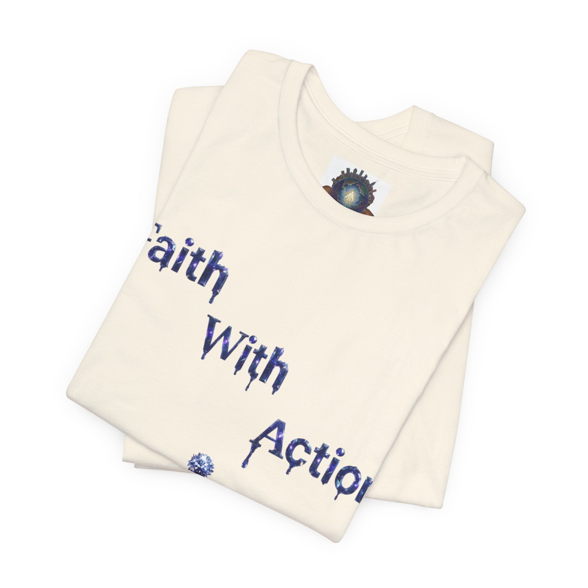 Faith With Action T-Shirt — Inspirational Christian Tee