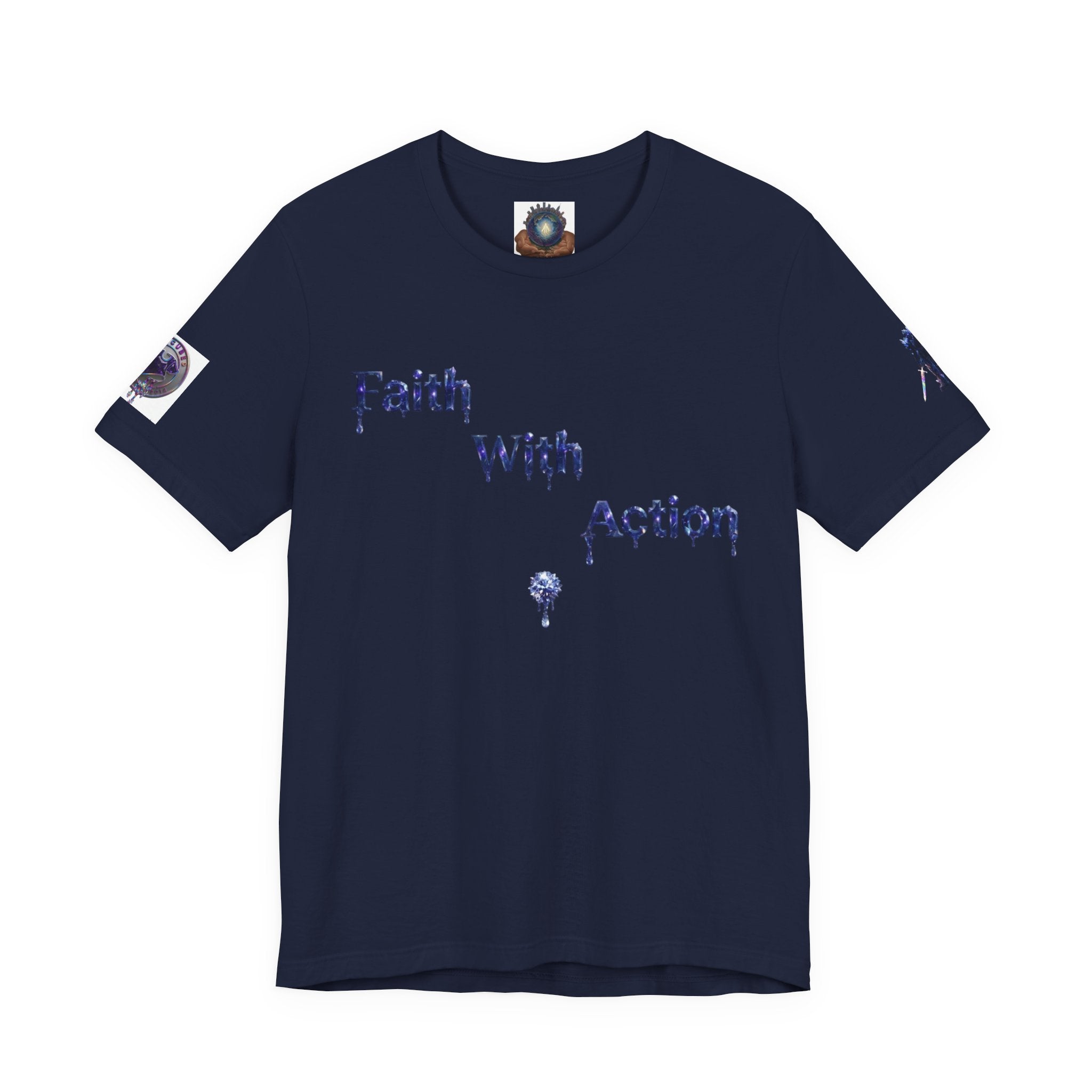 Faith With Action T-Shirt — Inspirational Christian Tee