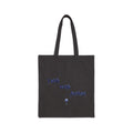 Faith With Action Canvas Tote — Inspirational Quote Eco Tote Bag