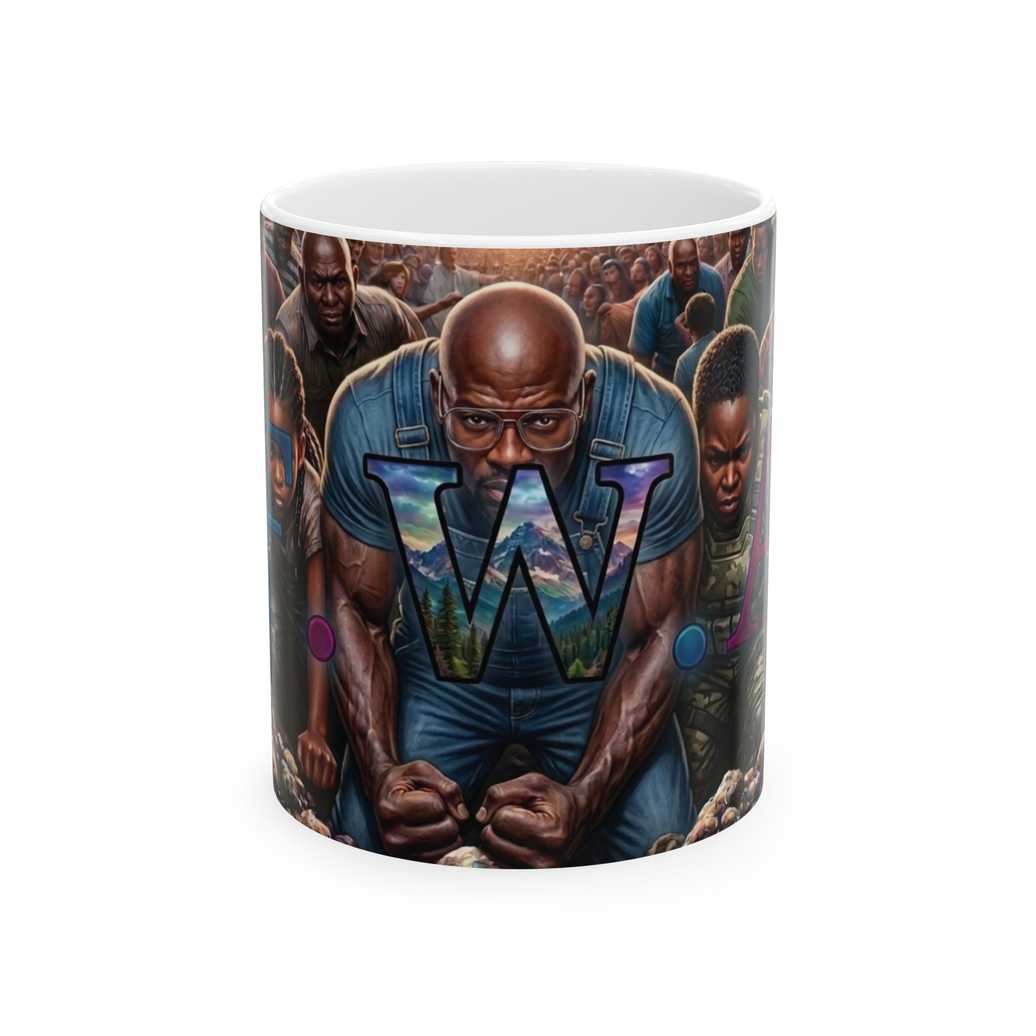 Teamwork builds Faith Coffee Mug — Bold Urban Art Wrap (11oz & 15oz)