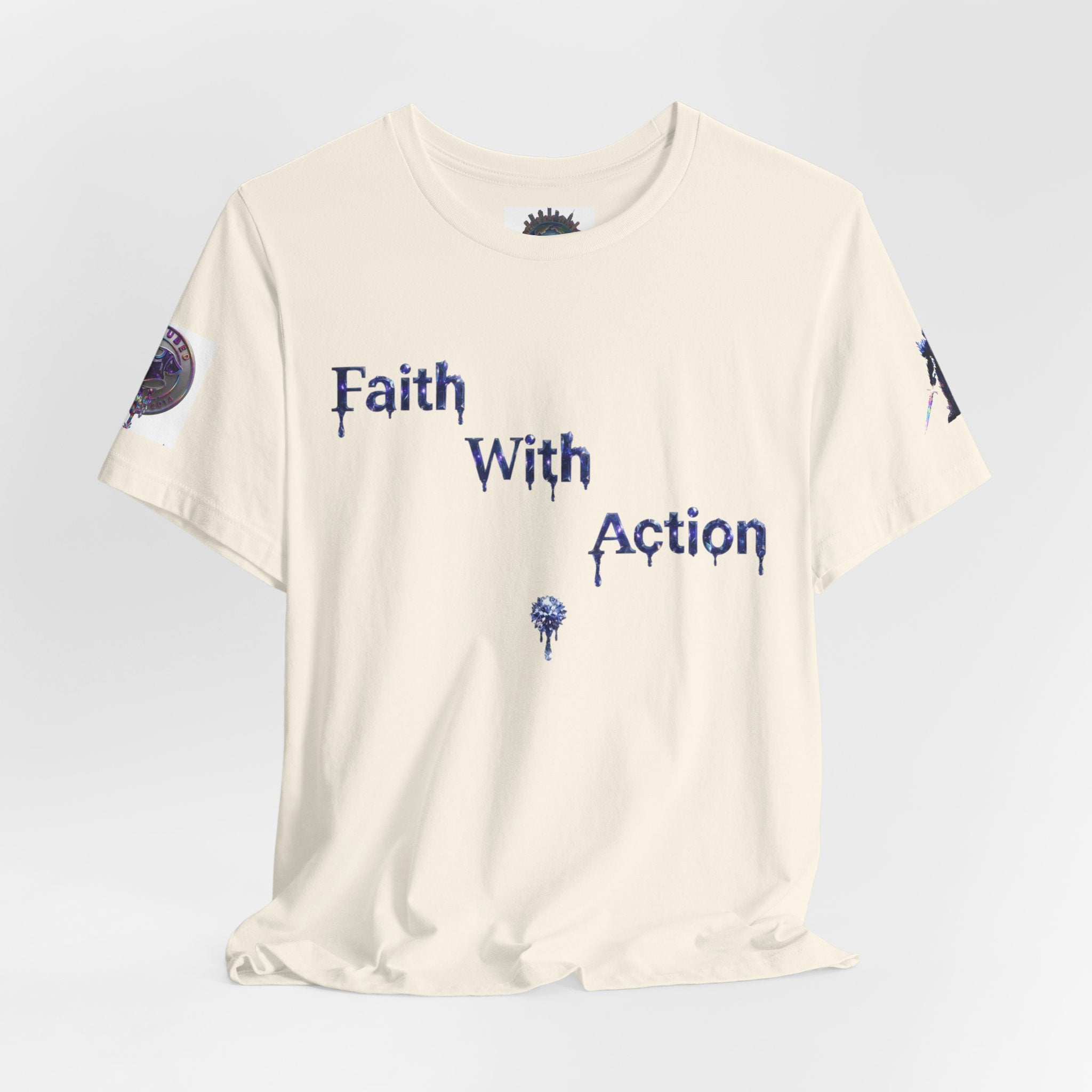 Faith With Action T-Shirt — Inspirational Christian Tee