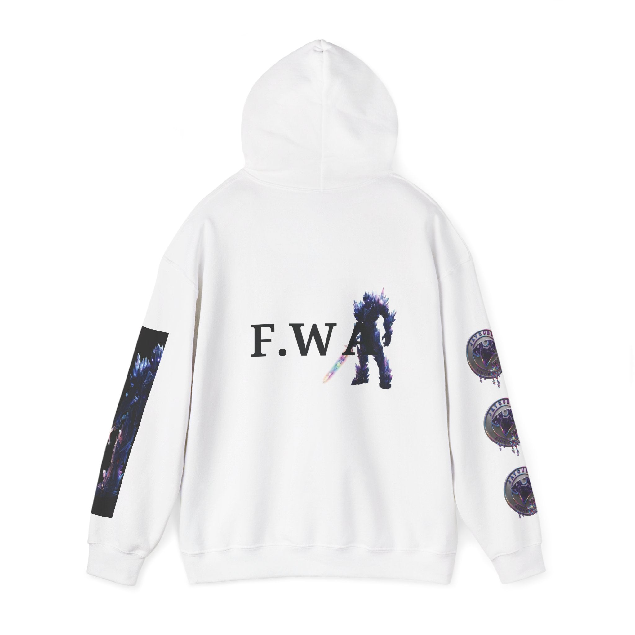 Faith With Action Hoodie — Inspirational Christian Graphic Pullover