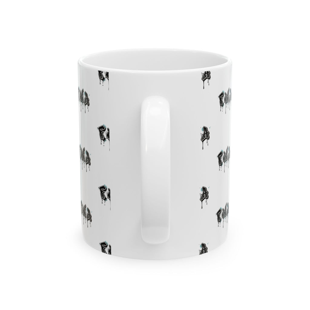 FWA Ceramic Mug — Dark Floral 11oz & 15oz