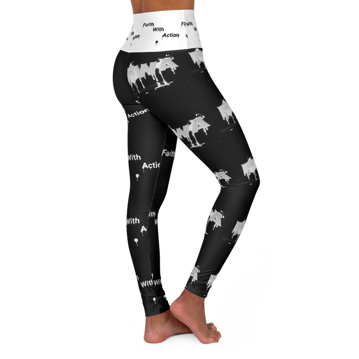 Faith with Action High-Waist Yoga Leggings
