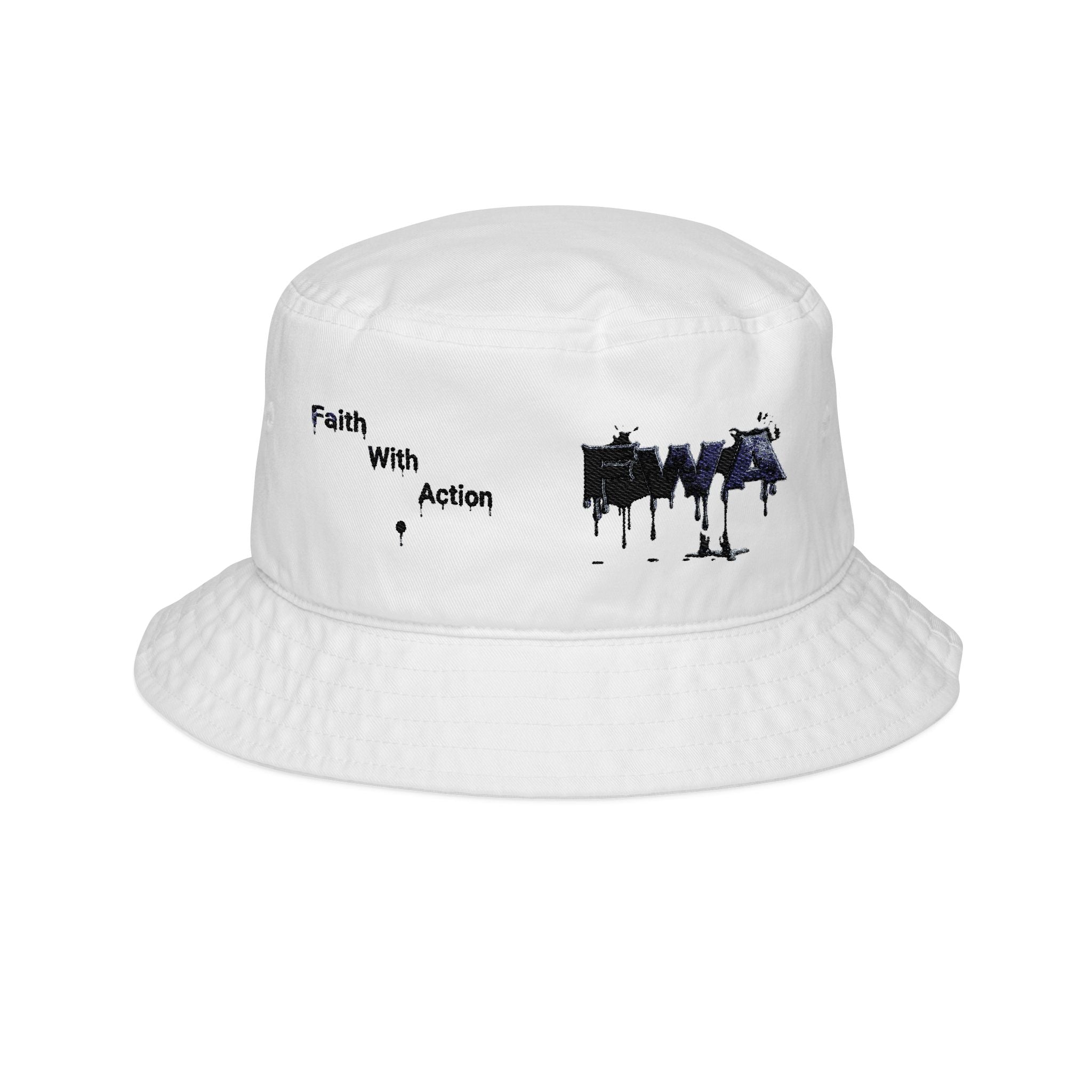 Faith With Action Bucket Hat — Graphic Drip Streetwear Hat